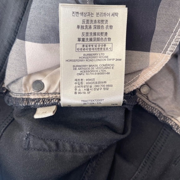 Size 24W Burberry Pilton Skinny Ankle Leggings Jeans Women's Brown Burgundy - Picture 4 of 14